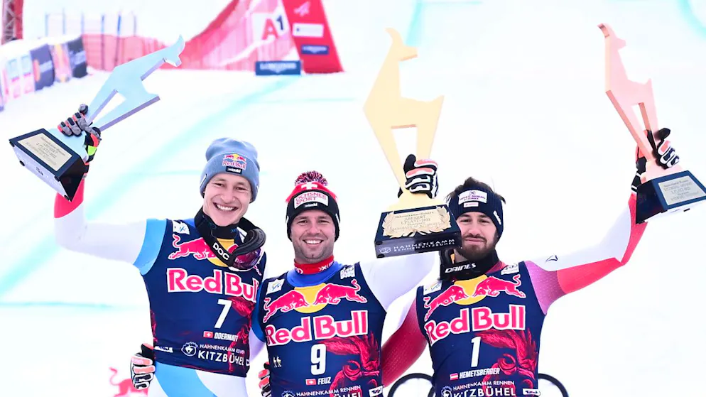 Odermatts achte Abfahrt in Kitzbühel soll den ersten Sieg bringen - Gallery. Der erste Abfahrts-Podestplatz für Marco Odermatt, der sich in der zweiten Abfahrt 2022 einzig Beat Feuz geschlagen geben muss