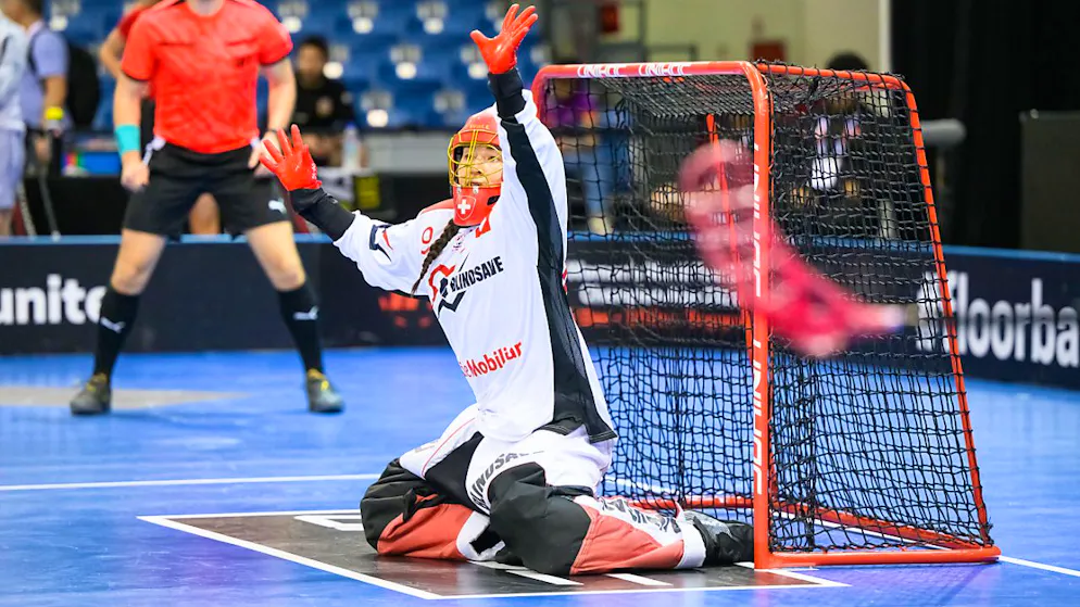 Lara Heini lässt im Final des Champions Cup keinen Gegentreffer zu. (Archivbild)