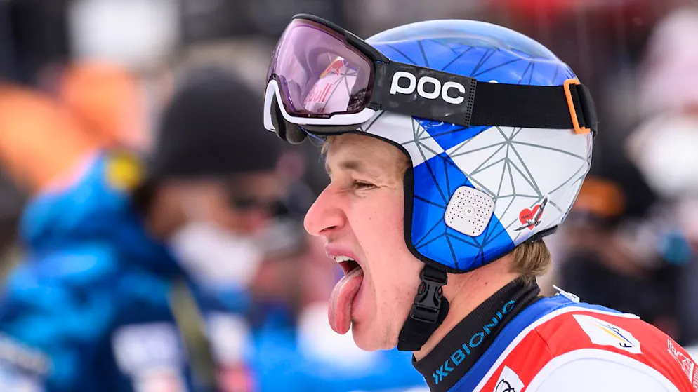 Odermatts achte Abfahrt in Kitzbühel soll den ersten Sieg bringen - Gallery. Marco Odermatts Reaktion im Januar 2022 über Platz 5, wobei ihm 15 Hundertstel zum 3. Rang fehlen