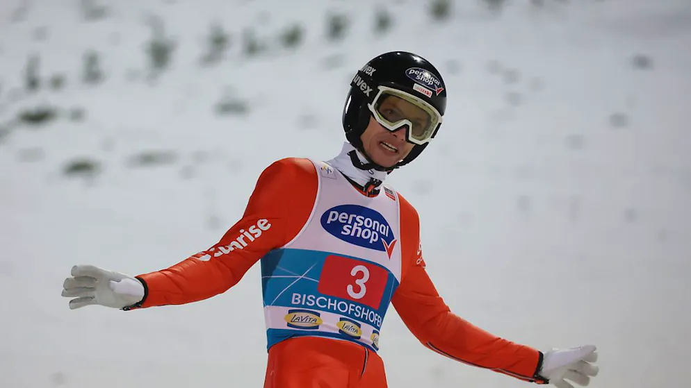Soso lala: Gregor Deschwanden verpasst beim Skifliegen das Podest als Neunter