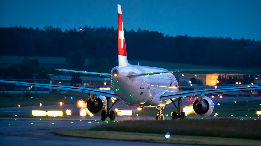 Ein Airbus A320 der Swiss. (Archivbild)