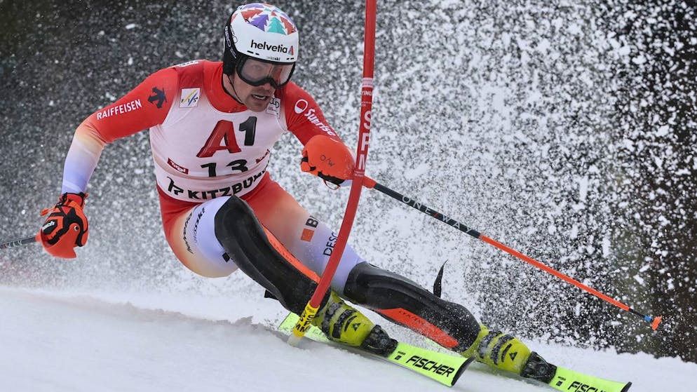 Daniel Yule est monté à quatre reprises sur la boîte à Kitzbühel.