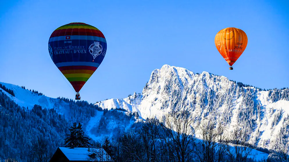 Des dizaines de ballons ont pu s'élever dans le ciel du Pays d'Enhaut ce dimanche (archives).