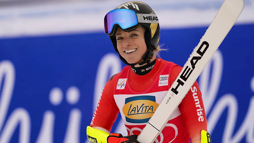 Fünfter Super-G-Sieg auf der Kandahar: Lara Gut-Behrami hat in Garmisch einmal mehr Grund zur Freude