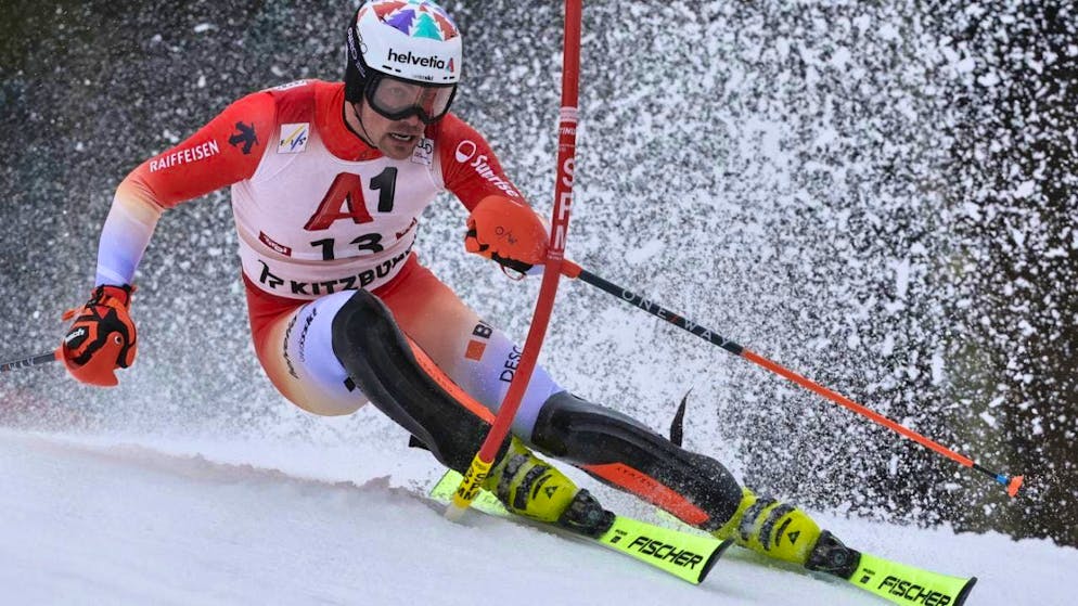 Daniel Yule was close to his fifth podium finish in Kitzbühel