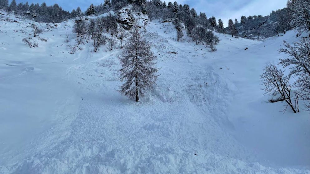 Ecco la zona dove si è staccata la valanga