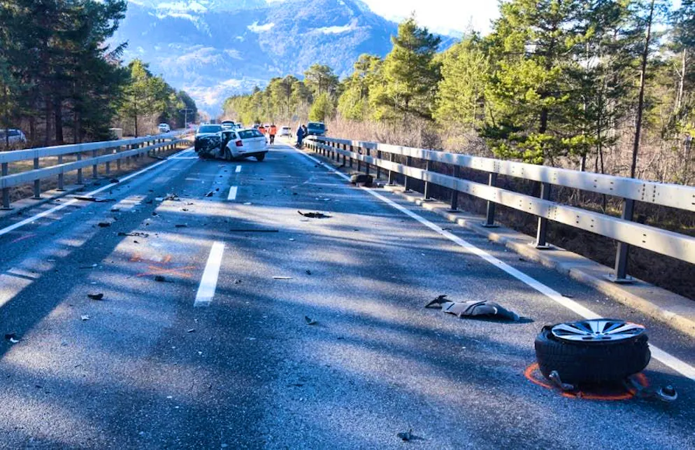 The accident occurred on the N28 between Prättigau and Landquart.