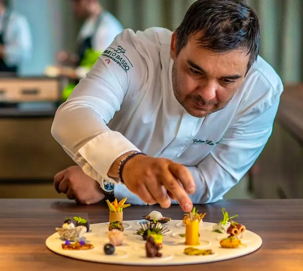 Lo chef gourmet Felice Lo Basso