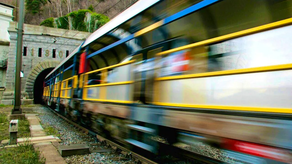 The north portal of the Simplon Tunnel in Brig. (archive picture)