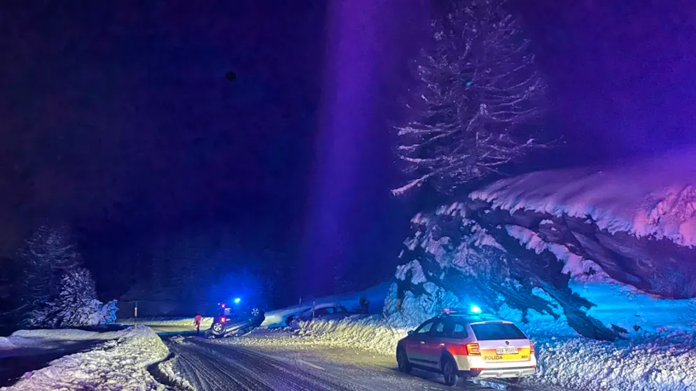 Un'immagine dell'incidente di ieri sera