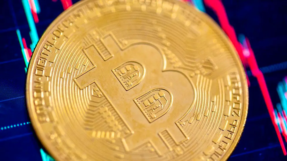 The price of Bitcoin slips significantly.