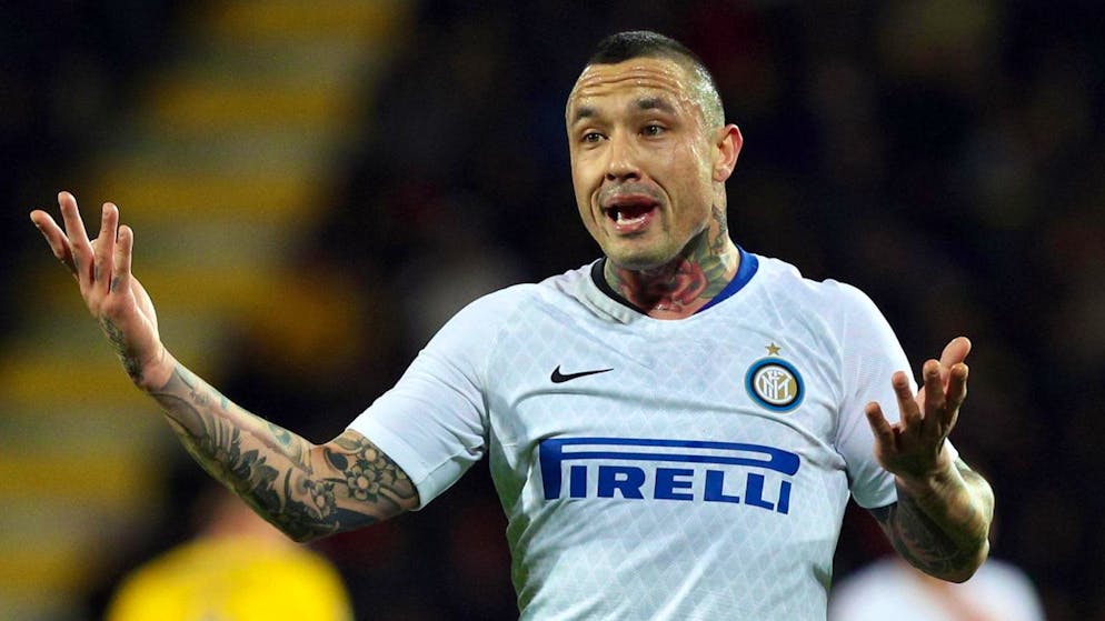 Radja Nainggolan als er für Inter Mailand spielte.