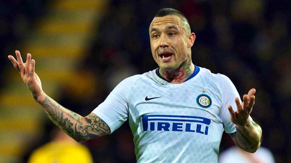 Radja Nainggolan when he played for Inter Milan.