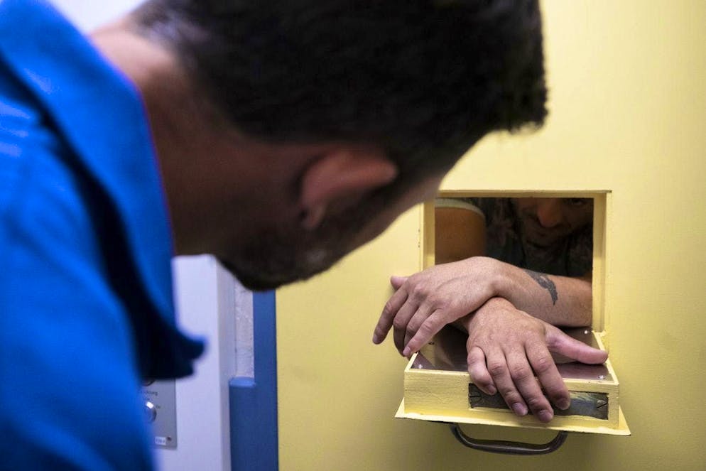 Criminals are increasingly getting away without punishment. The reason is the courts. Here is a scene from the Meilen training center. (Symbolic image) (KEYSTONE/Ennio Leanza)