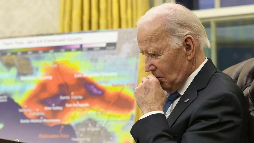 Joe Biden am 13. Januar im Weissen Haus: Der Ex-Präsident könnte China unfreiwillig bei seinem KI-Coup geholfen haben.