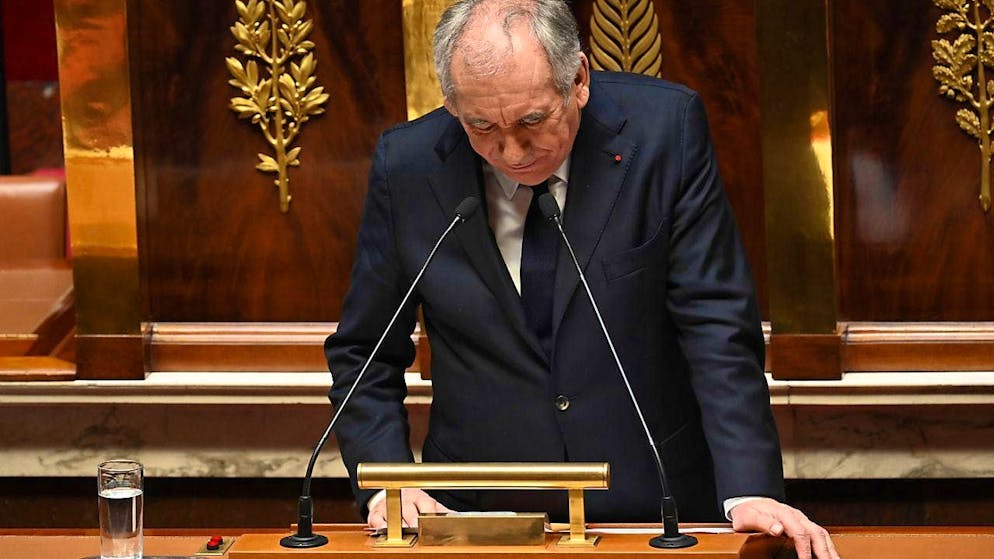 Francois Bayrou, Prime Minister of France, delivers the government statement to the members of the National Assembly. Photo: Julien Mattia/Le Pictorium via ZUMA Press/dpa/archived image
