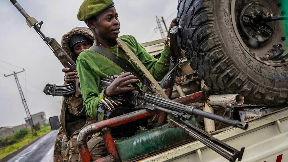Congolese government troops in Goma. Photo: Moses Sawasawa/AP/dpa