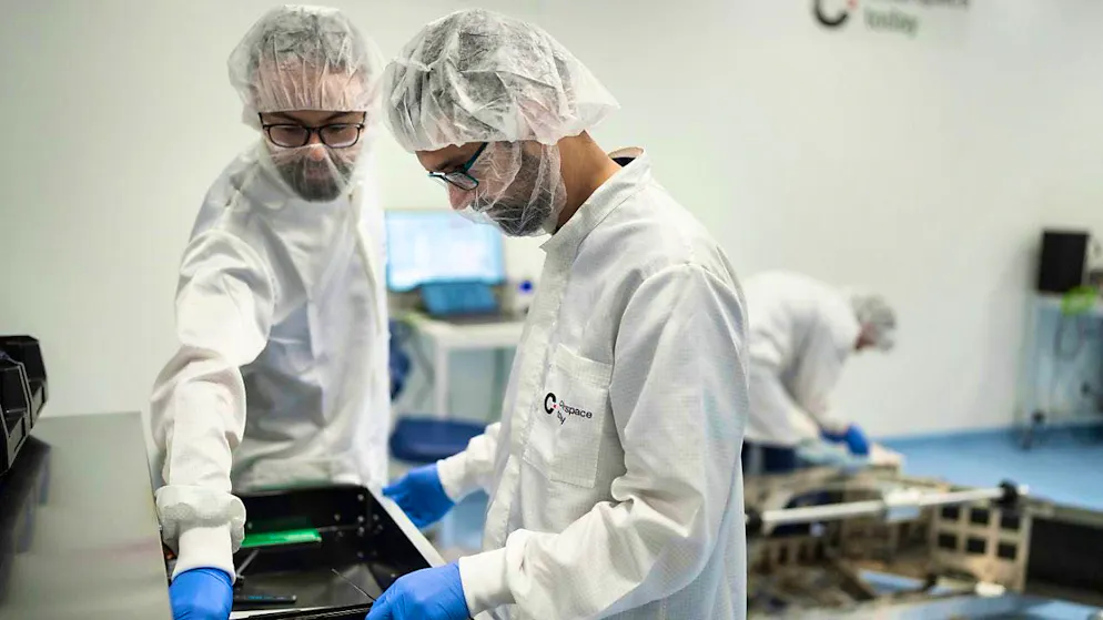 Start-up from Lausanne cleans up scrap in space - Gallery. The company employs around 25 people in Renens.