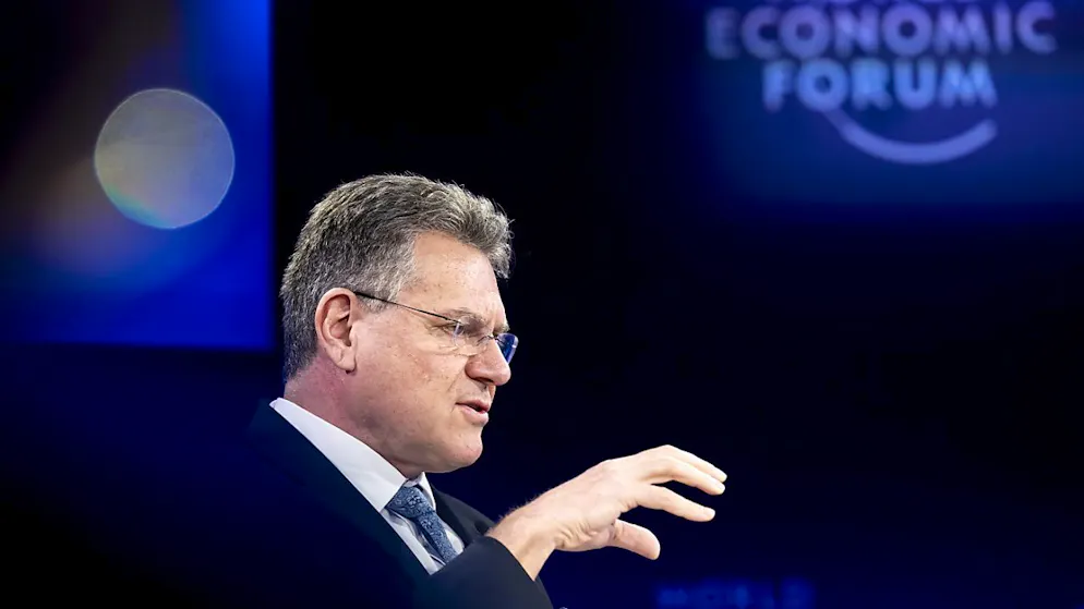 "Wir wollen die russische Kriegswirtschaft weiter schwächen", sagte der zuständige EU-Kommissar Maros Sefcovic. (Archivbild)