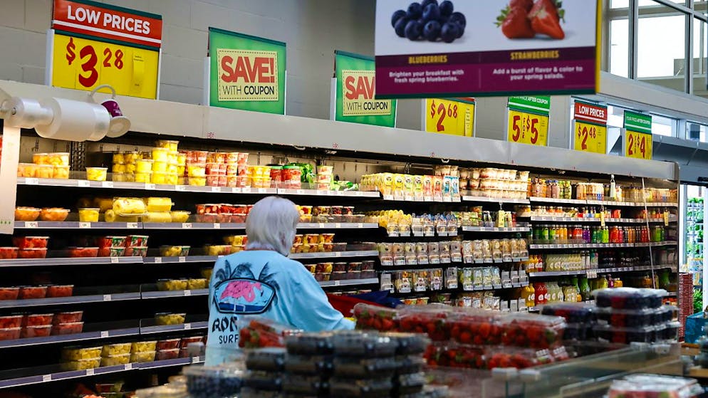 Les attentes des analystes étaient plus élevées. Ils attendaient l'indice autour de 108,1 points (archives).