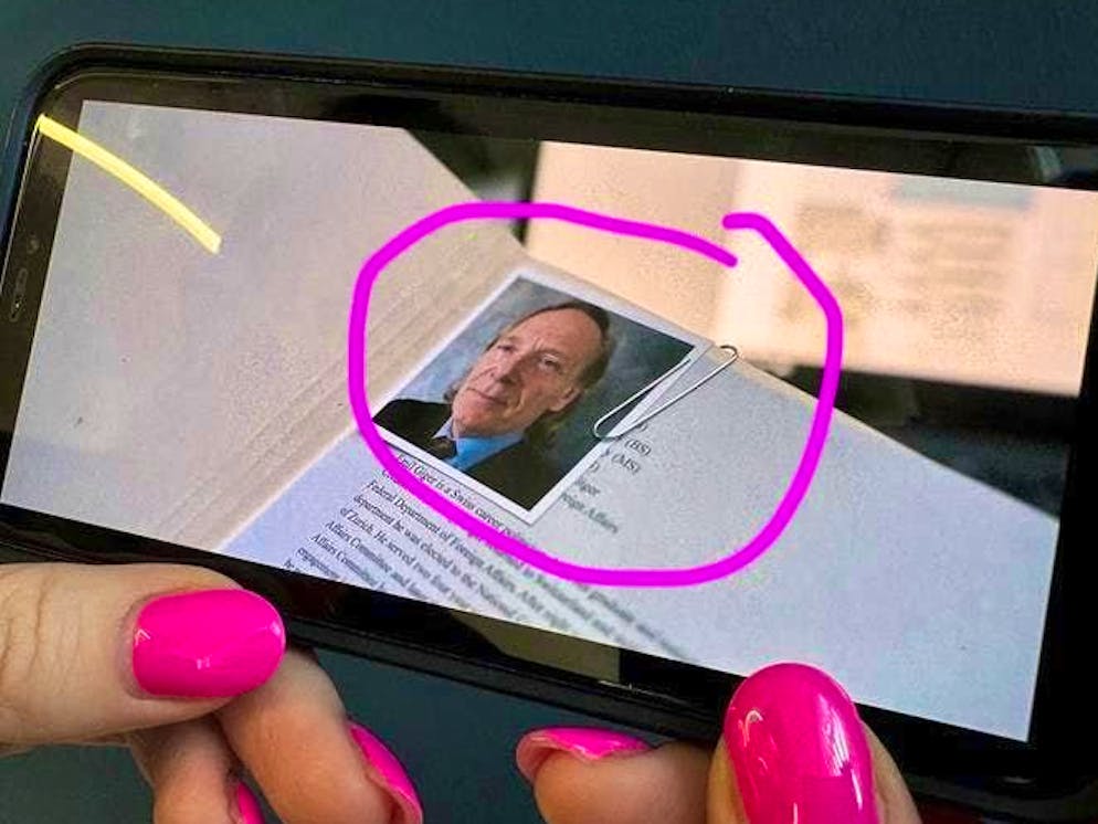 Emil Giger, the Swiss "special attaché" for special affairs, employed by the FBI.