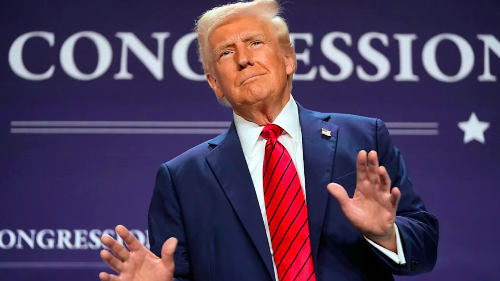 US-Präsident Donald Trump. Foto: Mark Schiefelbein/AP/dpa