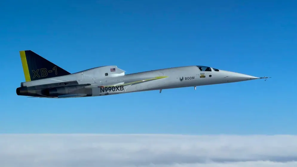 Prototype XB-1. Concorde successor passes test and flies faster than sound