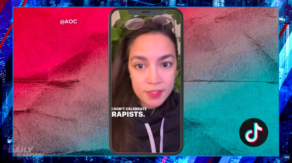 "Do you? That's backbone": AOC's video message is clear.
