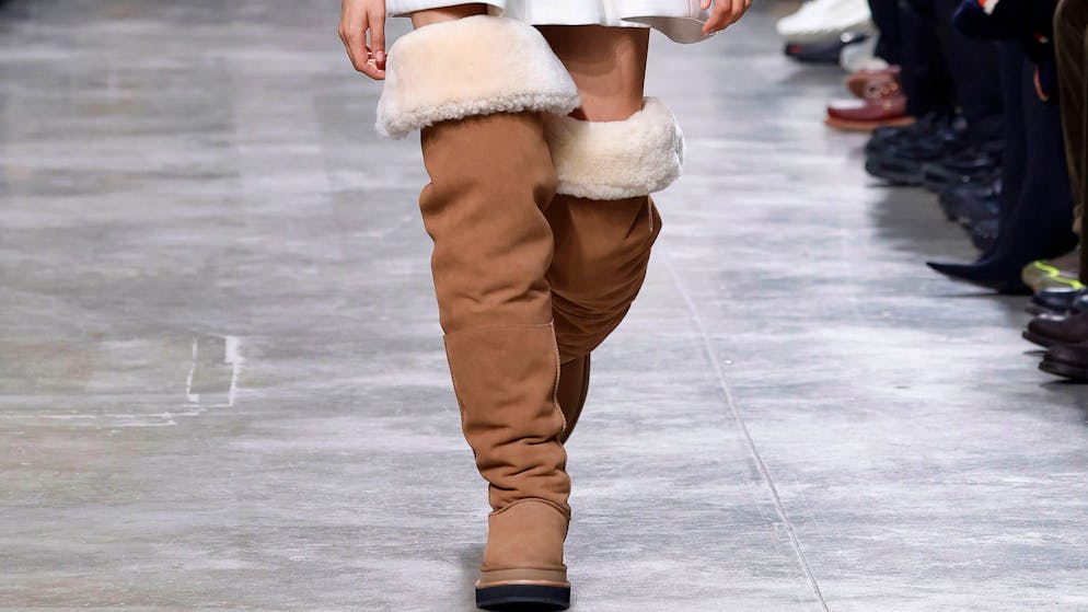 Uggs der anderen Art. Wird dieser Overknee-Stiefel der neue Trend schlechthin?