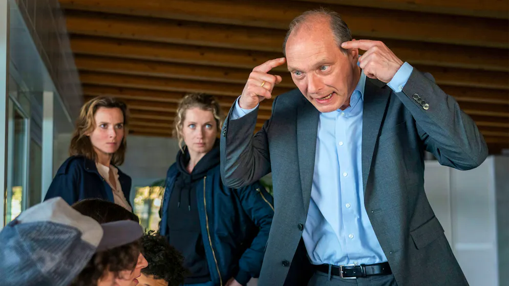So lief der «Tatort»-Abschied von Kommissarin Gorniak in Dresden. Michael Schnabel (Martin Brambach) versucht den Jugendlichen ins Gewissen zu reden.