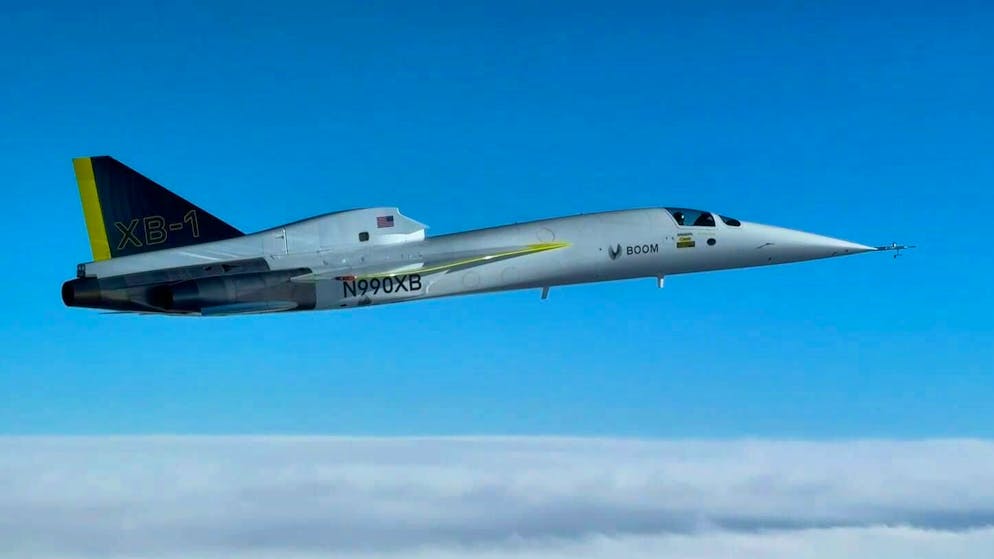 Secondo il costruttore, il 28 gennaio il prototipo XB-1 ha raggiunto una velocità di Mach 1,122, che corrisponde a 1385 km/h, a un'altitudine di 10'756 metri sopra la California.