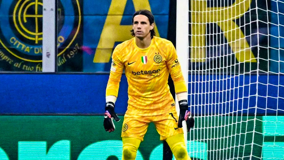 Yann Sommer fuori dal lavoro contro il Monaco.