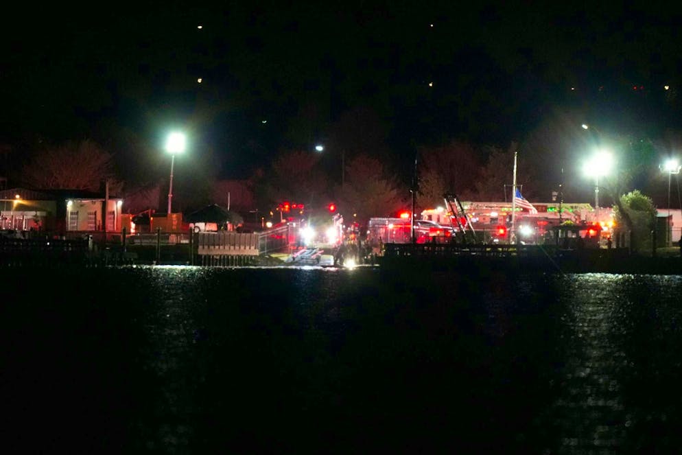 Le operazioni di recupero a Washington, D.C.