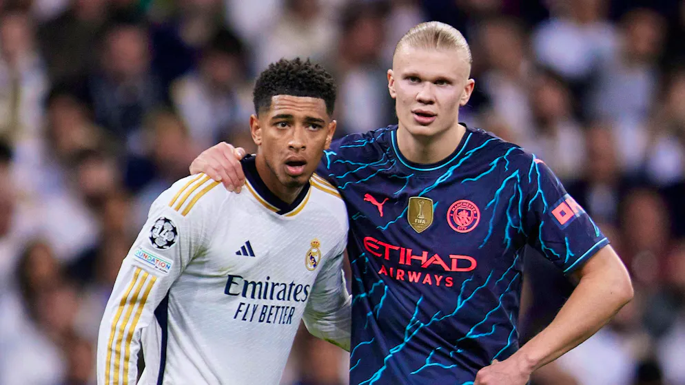 Giants duel: Real with Jude Bellingham against ManCity and Erling Haaland.