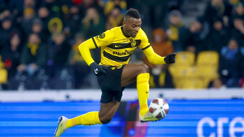 Jean-Pierre Nsame, six-time Swiss champion with YB, scored 109 goals in 175 games in the Super League