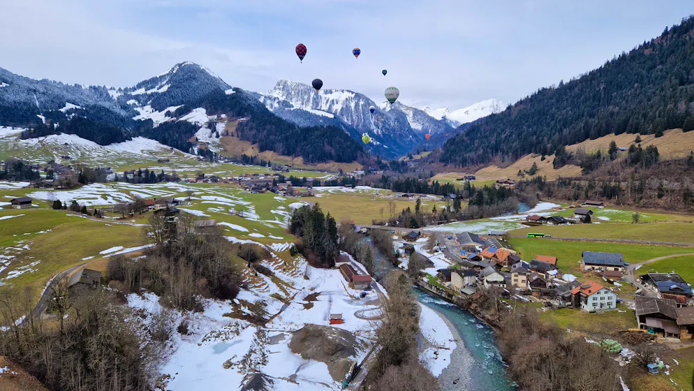 Ballons. Le Pays d'En-Haut, vu d'en haut!