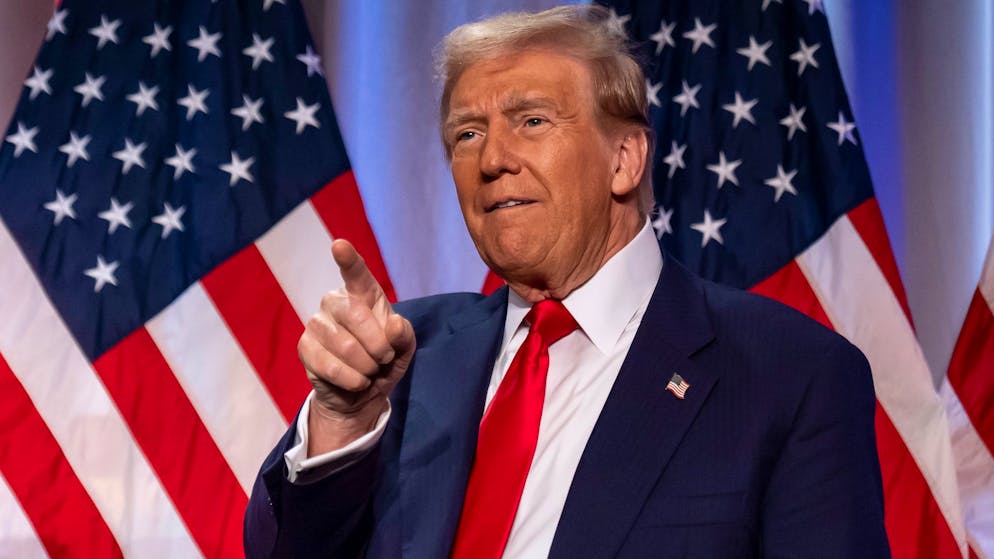 US-Präsident Donald Trump droht mit hohen Zöllen auf Importe aus Europa (Archivbild)