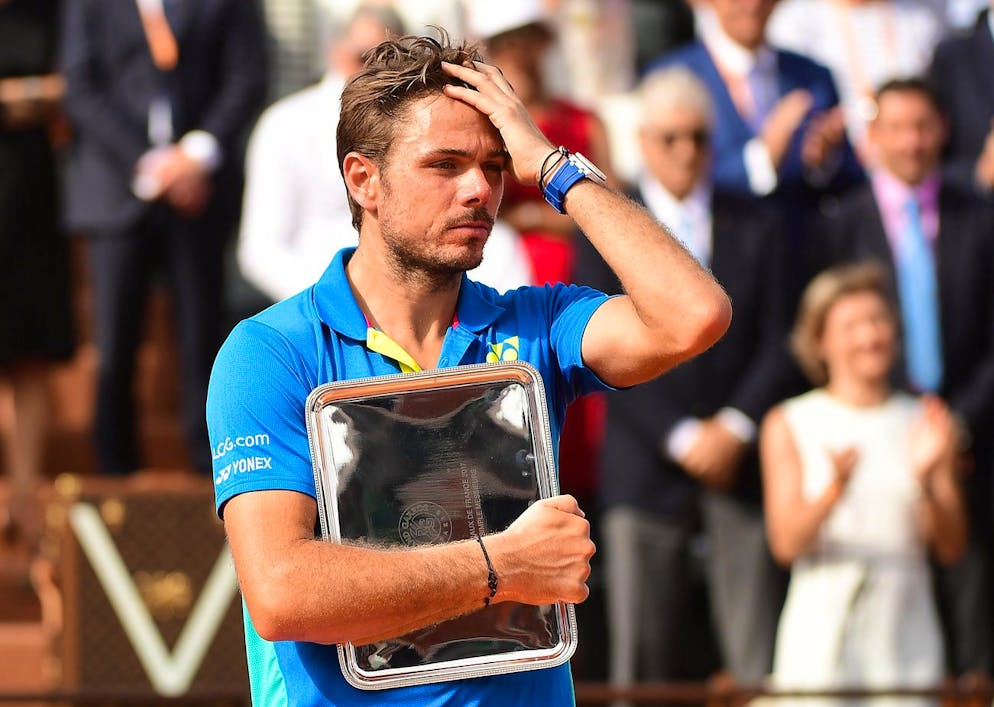 Stan Wawrinka nach seiner Final-Niederlage beim French Open 2017 gegen Rafael Nadal.