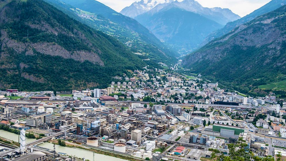La future commune de Viège verra sa population dépasser le seuil des 10'000 habitants (photo d'archives).