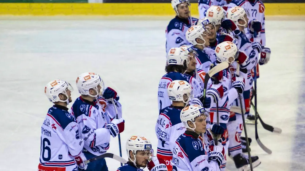 The disappointment of the ZSC Lions players after the defeat in Bern is clear to see