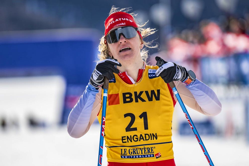 Nadine Fähndrich a terminé 2e du sprint de Cogne