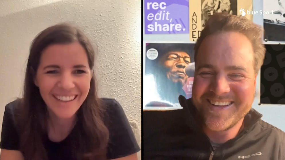 Berthod und Weirather. «Bis zu diesem Interview dachte ich, vielleicht gebe ich auch noch einmal das Comeback»