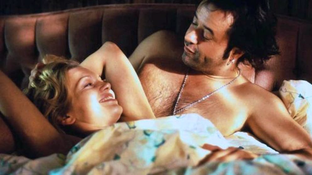 Anna Loos and Jan Josef Liefers. This love scene was not an act