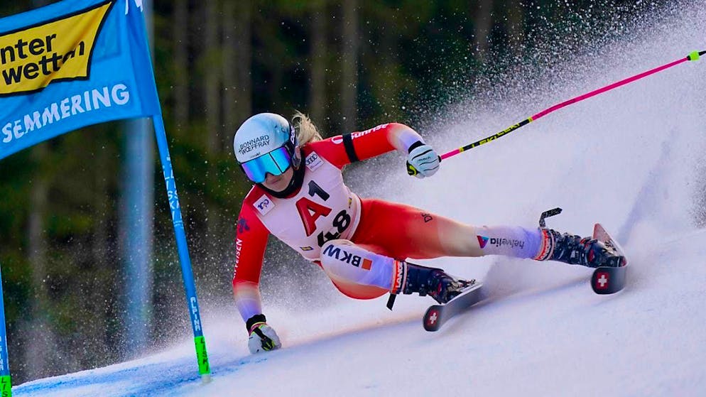 Delphine Darbellay represents Switzerland in the team competition at the World Championships