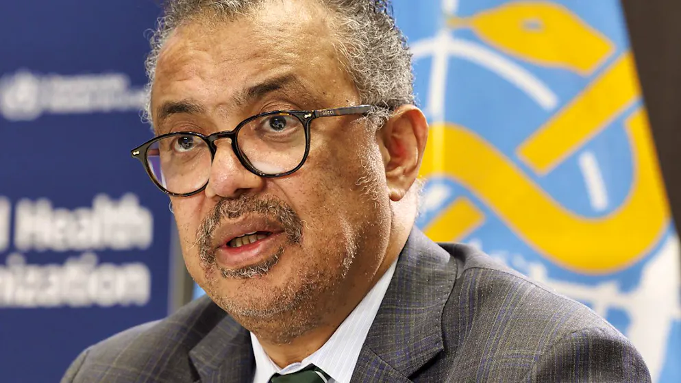 Le directeur général de l'Organisation mondiale de la santé (OMS) Tedros Adhanom Ghebreyesus est revenu sur les quatre arguments avancés par Donald Trump pour justifier un retrait des Etats-Unis dans un an de l'institution à Genève (archives).