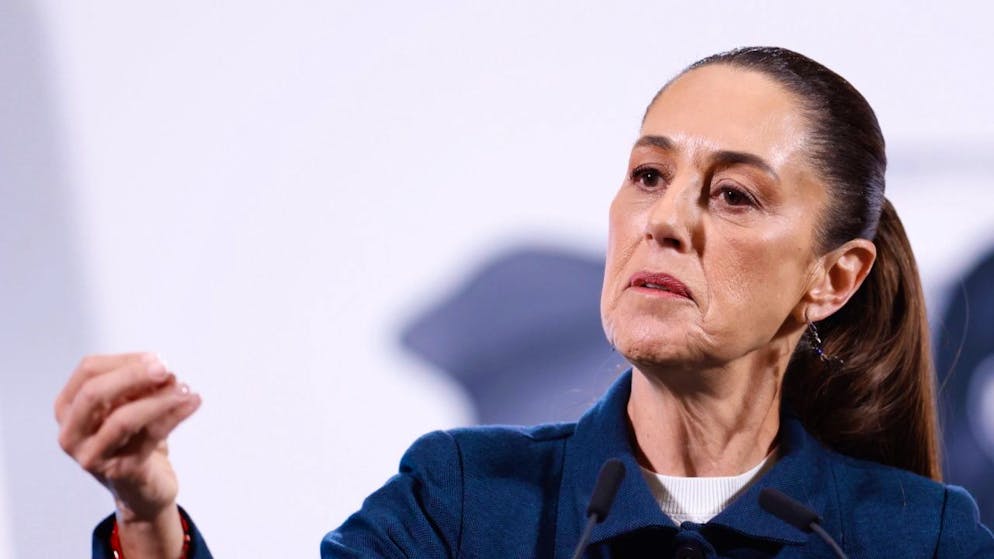 La presidente messicana Claudia Sheinbaum