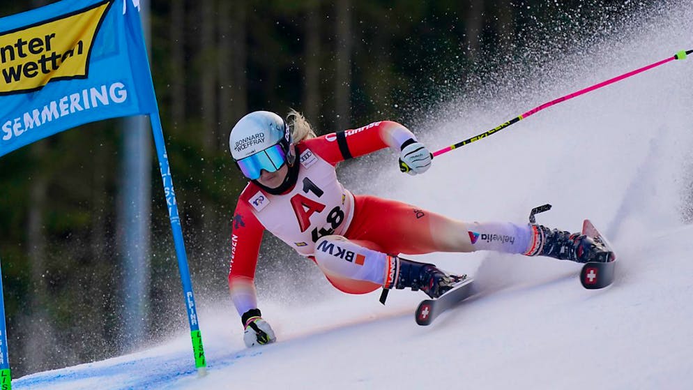 World Ski Championships. Switzerland in the team competition with talent Delphine Darbellay