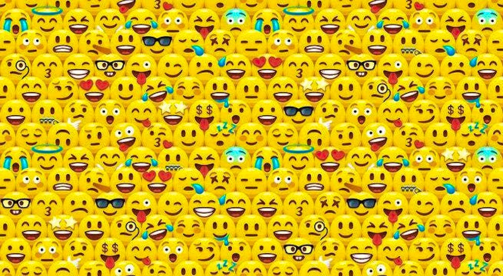 There are hardly any emotional states that cannot be represented with an emoji.