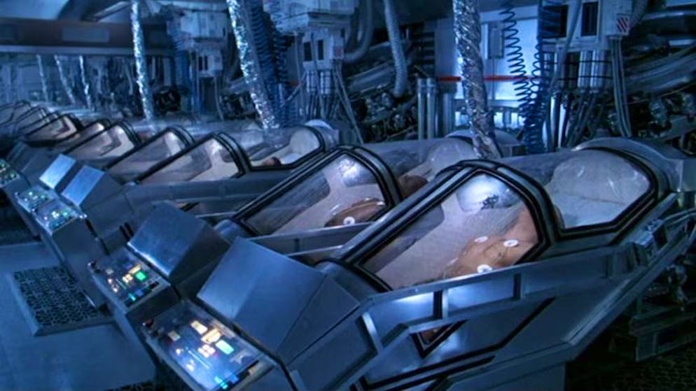 So stellte sich die Unterhaltungsindustrie Ende der Achtziger-Jahre ein Aufwachen in der fernen Zukunft vor.