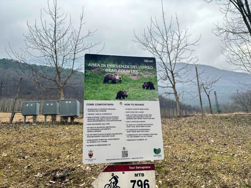 Bären im Trentino: Erst geholt, dann geschossen - Gallery. Schilder warnen im Trentino vor Bären. 